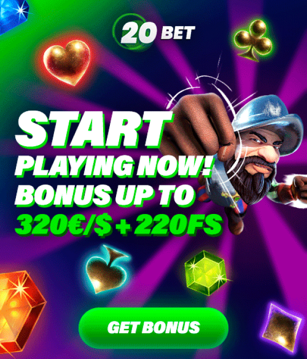 20bet Offerte di bonus di benvenuto